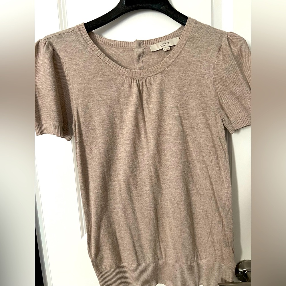Loft button detail sweater